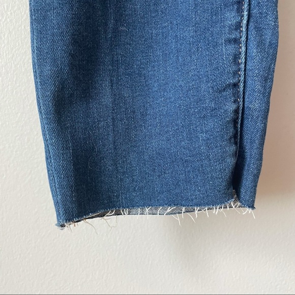 Madewell 9” Button Front Mid-Rise Skinny Jeans - Picture 6 of 9